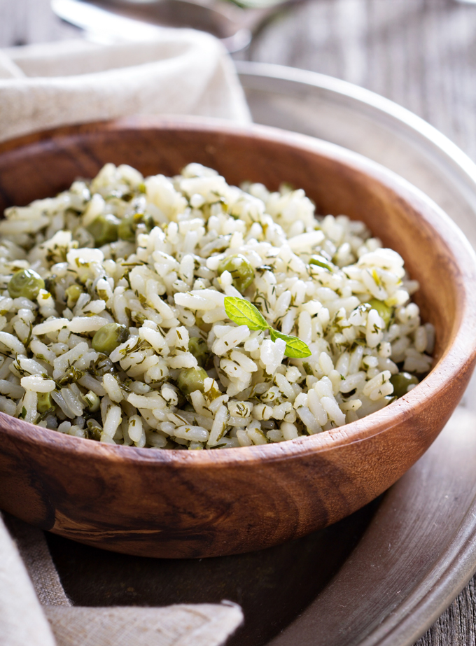 white-rice-with-herbs White rice with herbs